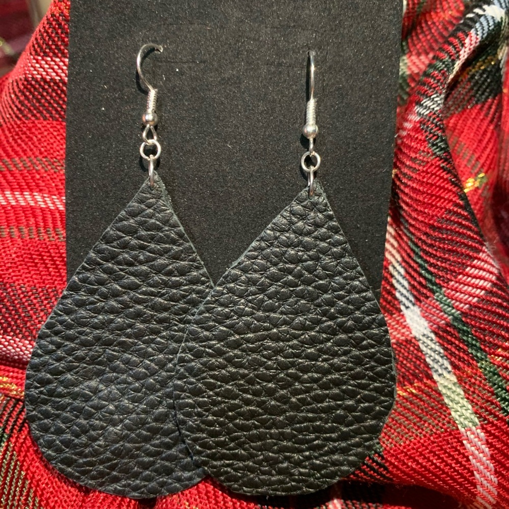 Leather Earrings BRAND NEW